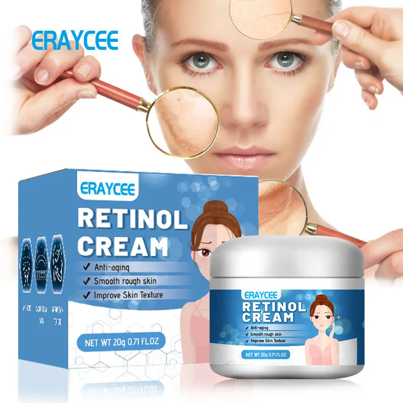 ERAYCEE Retinol Remove Wrinkles Face Cream Lifting Firming Anti-Aging For Moisturizer Whitening Brighten Skin Products