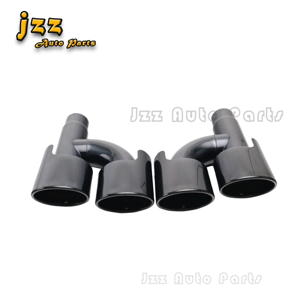 

Dual Exhaust Tip 57mm Inter Auto Muffler Tail Pipe Stainless steel 304 Slant Rolled Edge Exhaust pipe with logo