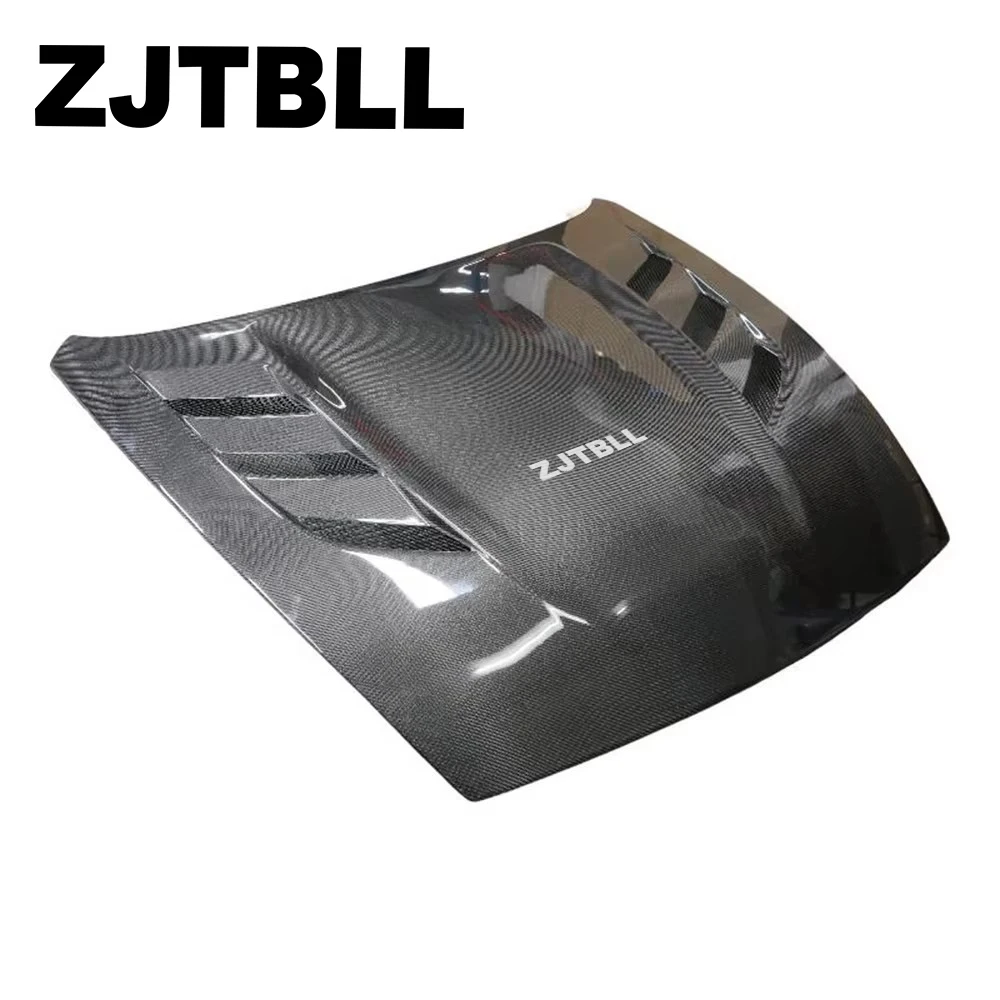 ZJTBLL カーボンファイバーエンジンフード スバル インプレッサ 2008-2011年式用