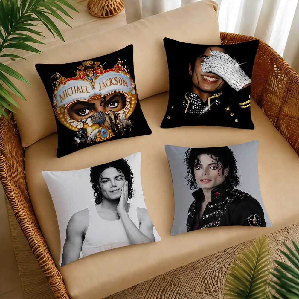 M-Michael J-Jackson Dangerous Cushion Cover Square Decorative Throw Pillow Case Sofa Bed Living Room Anniversary Gifts