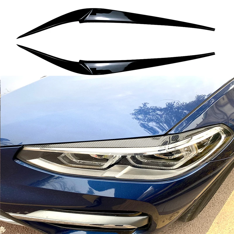 BMW X3 X4 G01 G02 2018 + 전조등 스티커 범퍼 스티커, 외부 수정