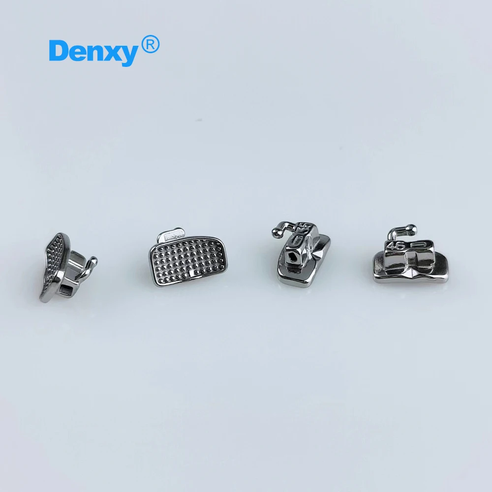DENXY 40 Stück Kieferorthopädische Bukkalröhrchen Dental 1./2. Molar Breiter Eingang MIM Bukkalröhrchen Zahnarzt Zahnspangen Kieferorthopädische Brackets – Detail 5