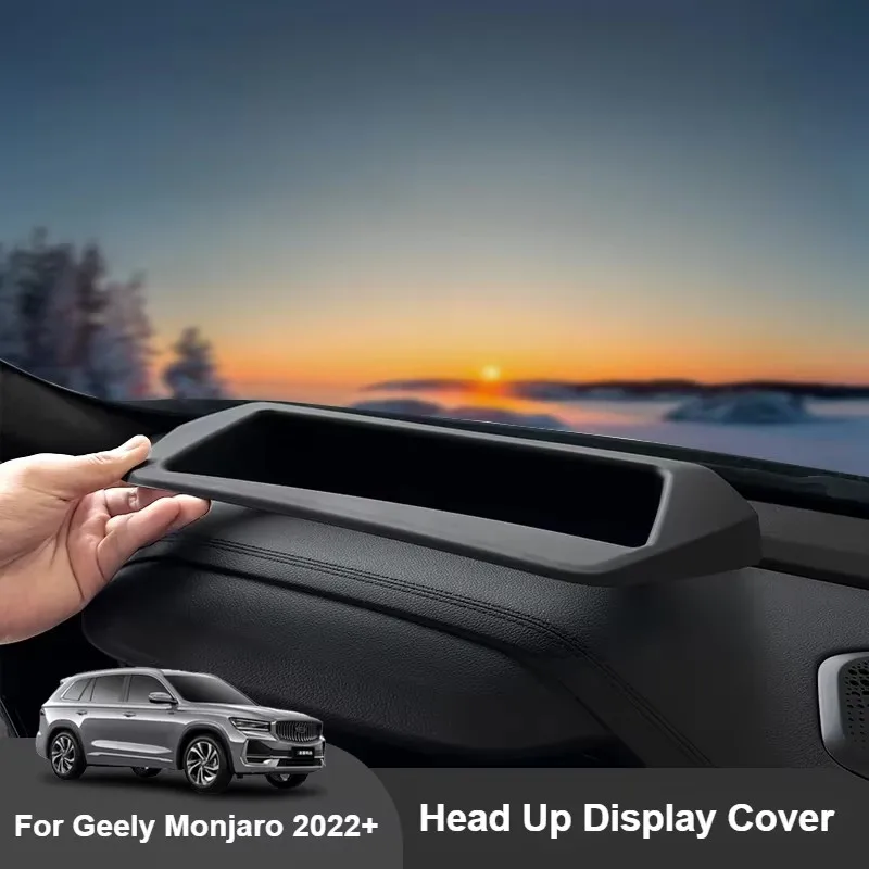 

Car Hud Protective Cover For Geely Monjaro KX11 2022 2023 High Transparency Glass Anti Reflective Head Up Display Dust Cover