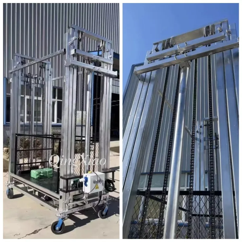 1 Ton Heavy Load Foldable Remote Control Electric Hydraulic Mobile Lifting Scaffold For Wall Construction Lifting Work