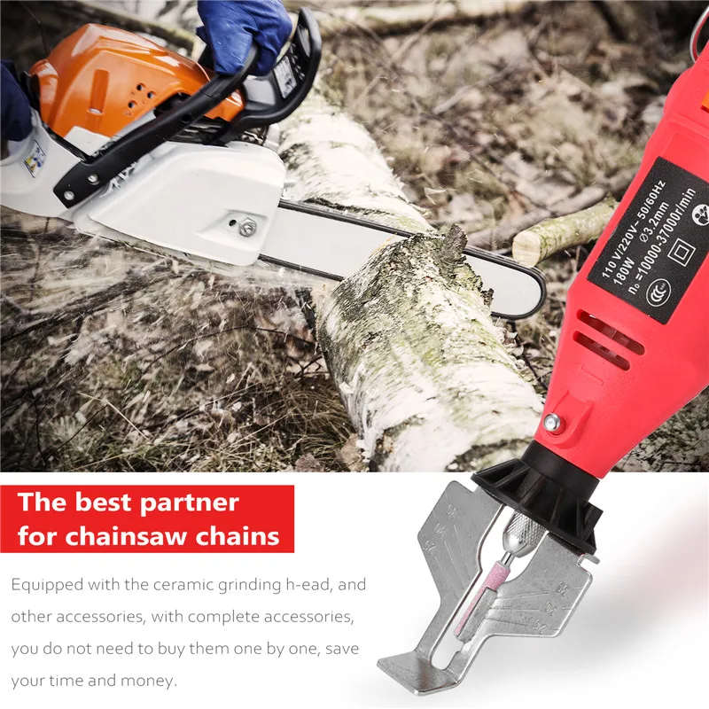 

Handheld Electric Chainsaw Sharpening Set Chainsaw Chain Mill Grinder Fast Grinding Tool Machine Power Tools