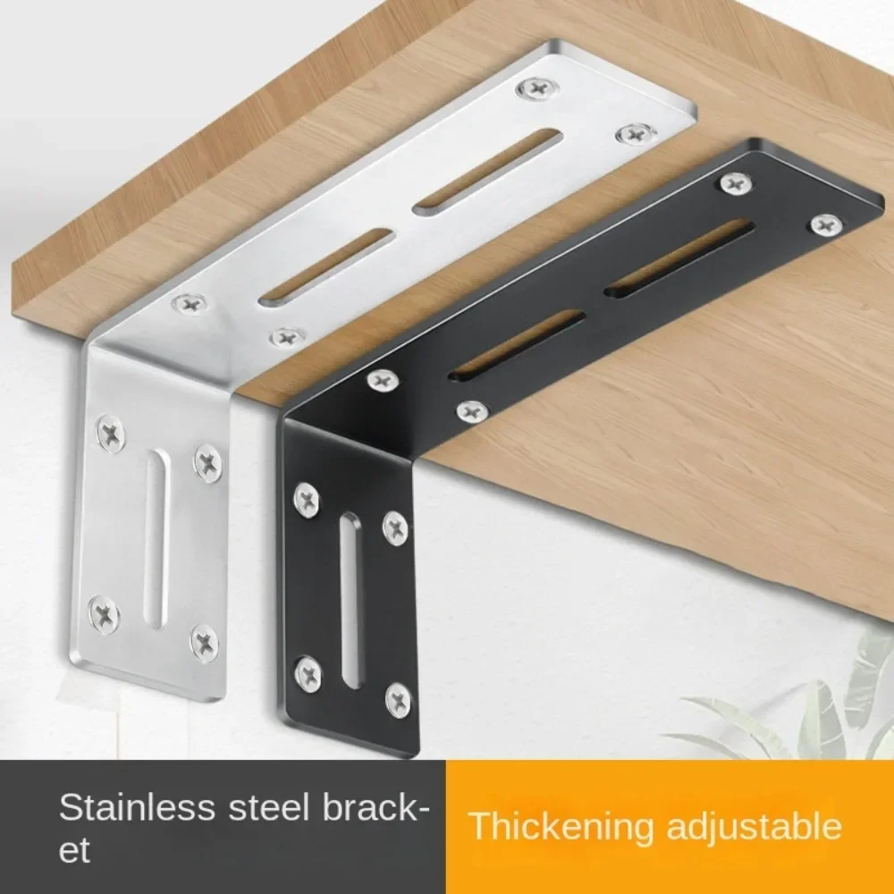 Stainless Steel Triangle Support Bracket Space Saving Furniture Accessories Fixing Bracket Useful Hardware Shelf Bracket
