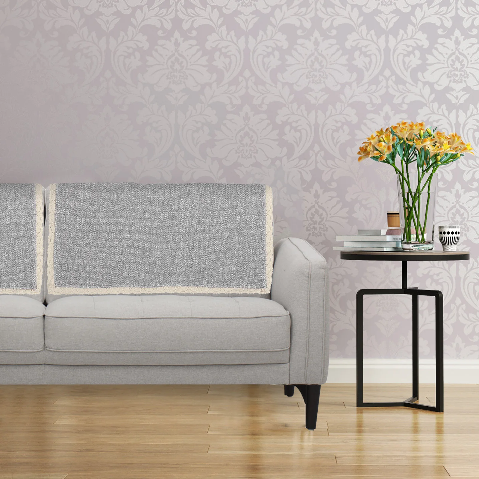 

2pcs Sofa Arm Covers Anti-Slip Chair Protectors Couch Cover For Home Hotel Wedding Banquet Furniture Protector