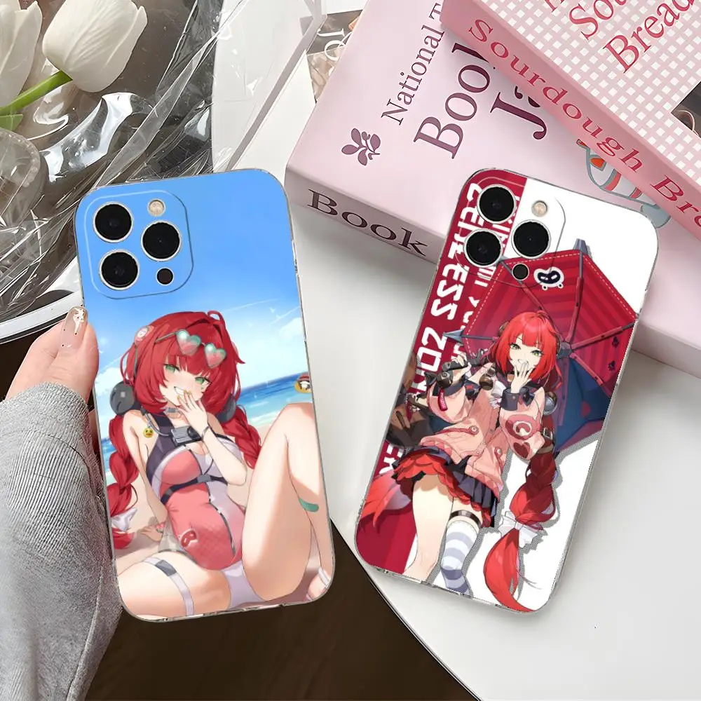 

Чехол для телефона ZZZ Ukinami Yuzuha для iPhone 16, 15, 14, 13, 12, 11 X XR XS 8 6 Pro Max Plus Mini, прозрачный цвет, защитный, роскошный, красивый