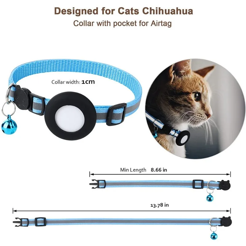 Silicone Anti-Lost Pet Cat Collar For The Apple Airtag Protective Wearable Tracker Anti Lost Positioning 202 Q8O6