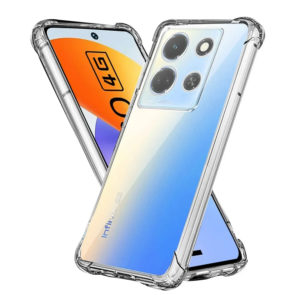 For Infinix Note 30 Case Clear Shockproof Phone Case For Infinix Note 30i Silicone Soft Cover Infinix Note 30 Pro 30 VIP Coque