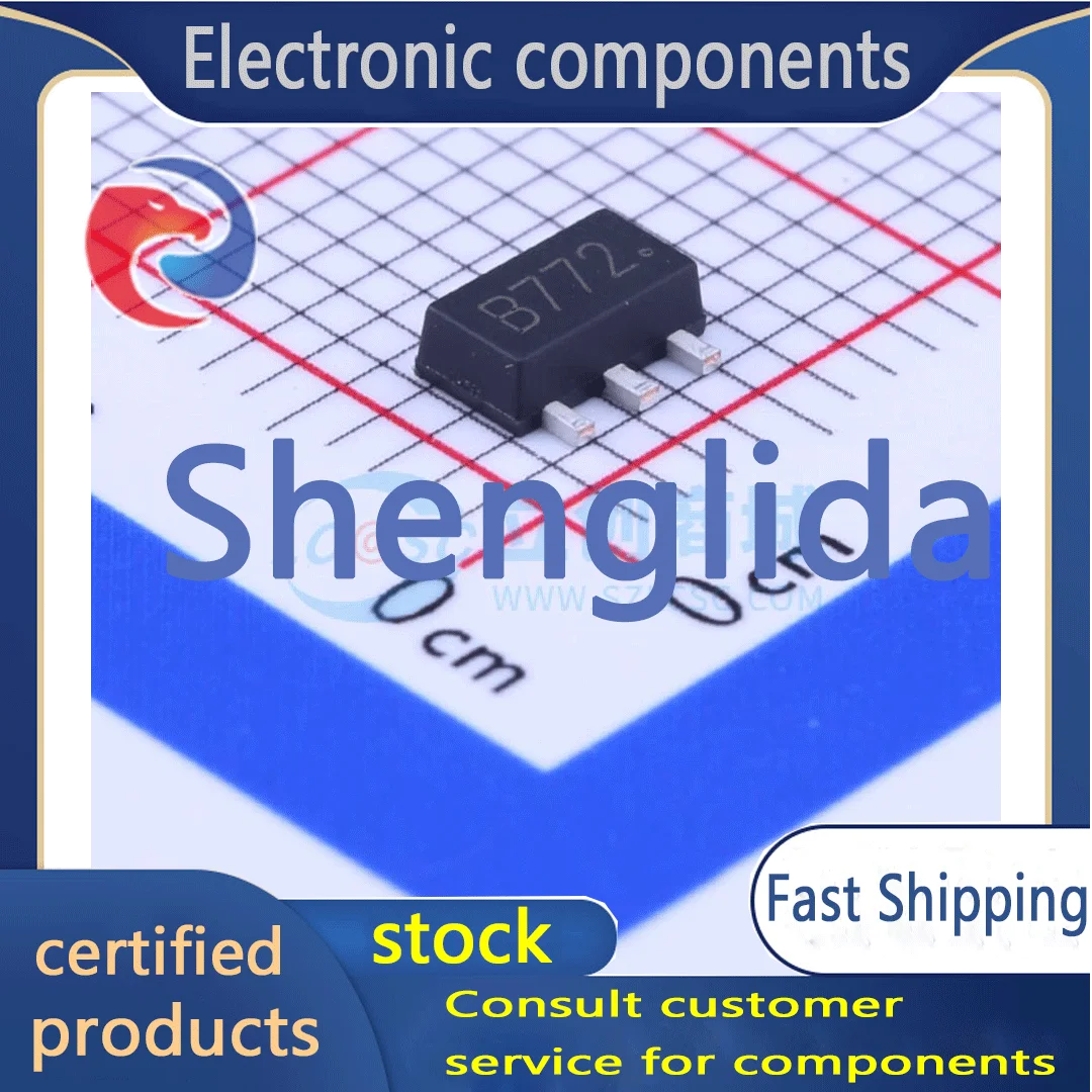 

B772 package SOT-89 (SOT-89-3) transistor (BJT) brand new stock (10 pieces)