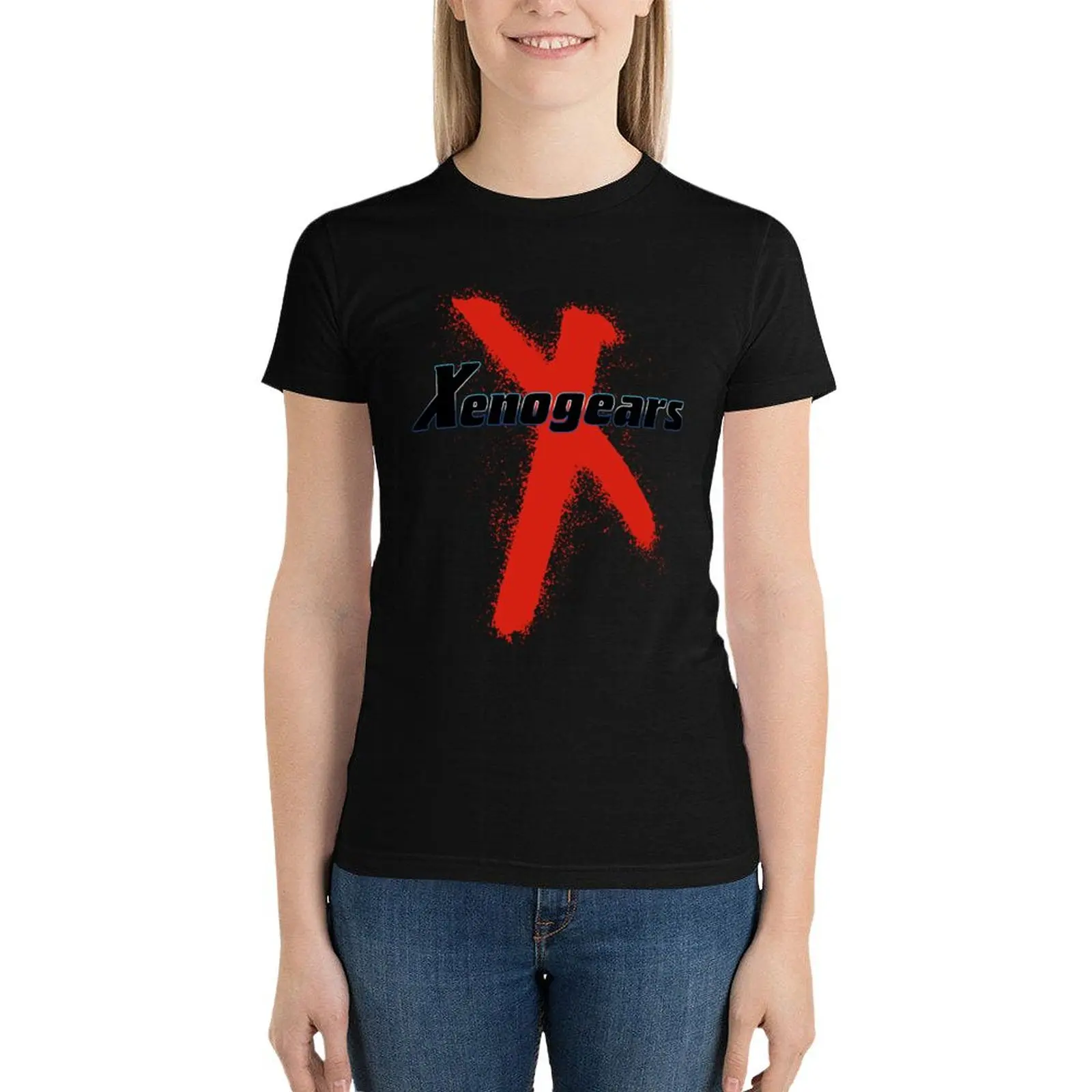 

Xenogears T-Shirt animal print shirt for girls kawaii clothes Female clothing Women's clothing