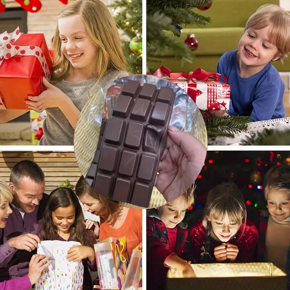Langsam Aufsteigendes Schokoladen-Squishy-Quetschspielzeug Weiches Sensorisches Anti-Stress Angstlinderungs-Handentspannungs-Dekompressionsspielzeug
