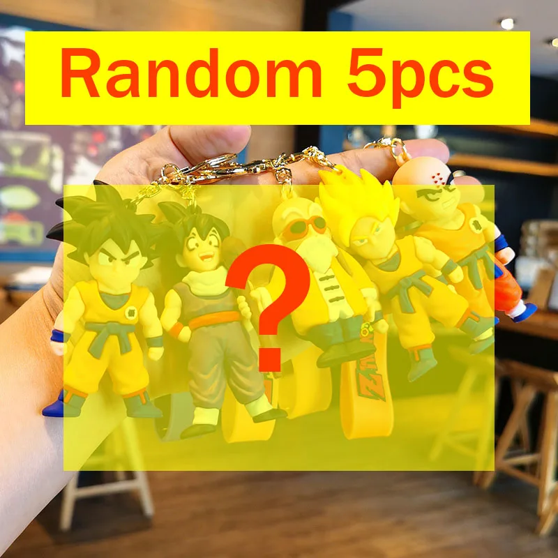 Anime Dragon Ball SonGoku Schlüsselanhänger Schmuck Son Goku Vegeta Piccolo Actionfiguren zur Taschendekoration