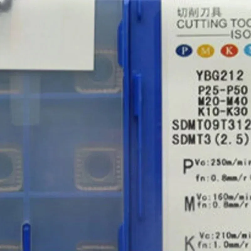 SDMT09T312-NM YBG212 إدراجات الطحن باستخدام الحاسب الآلي - نصائح كربيد للفولاذ المقاوم للصدأ