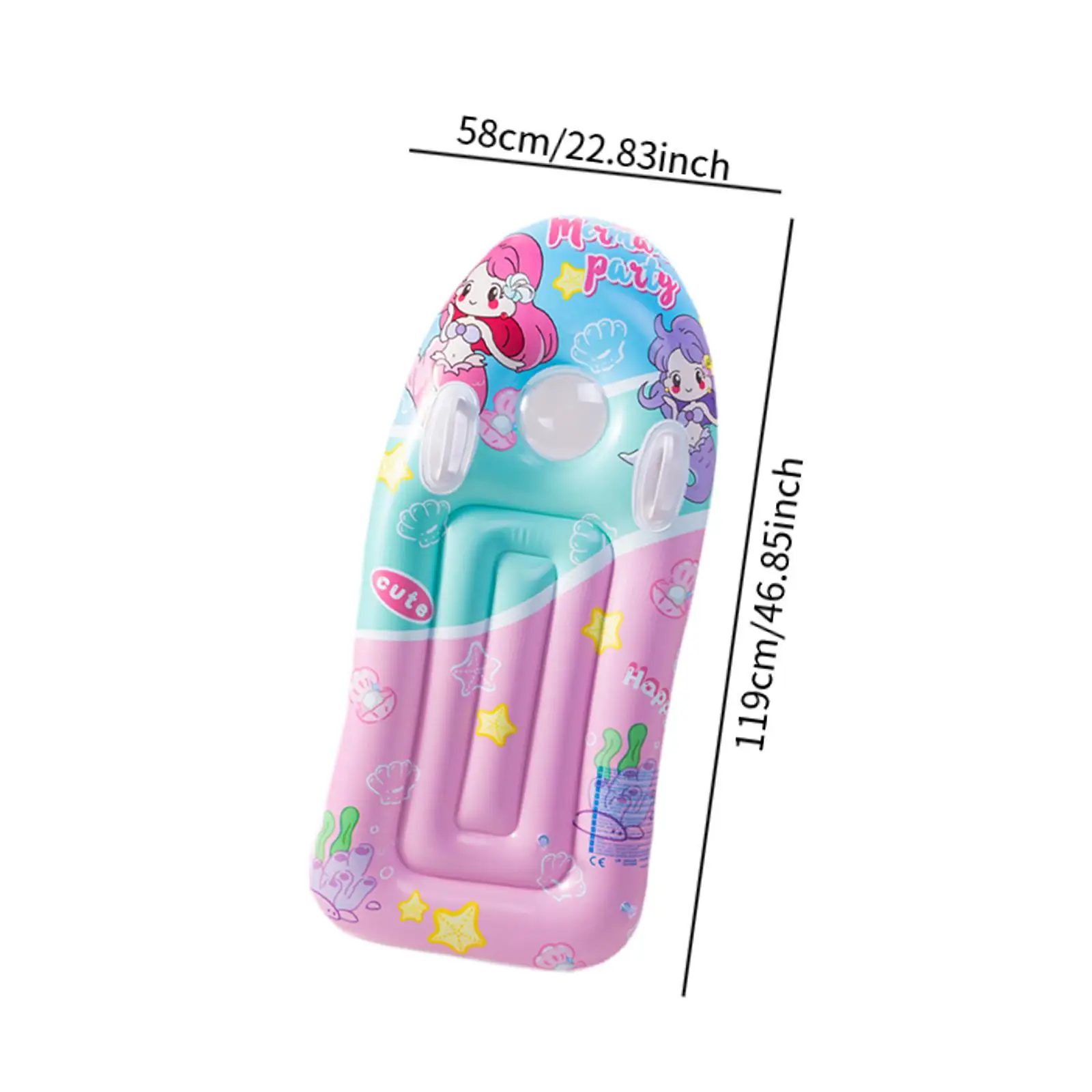 Planche de surf gonflable en PVC, corps de surf pour garçons et filles, vacances pour enfants