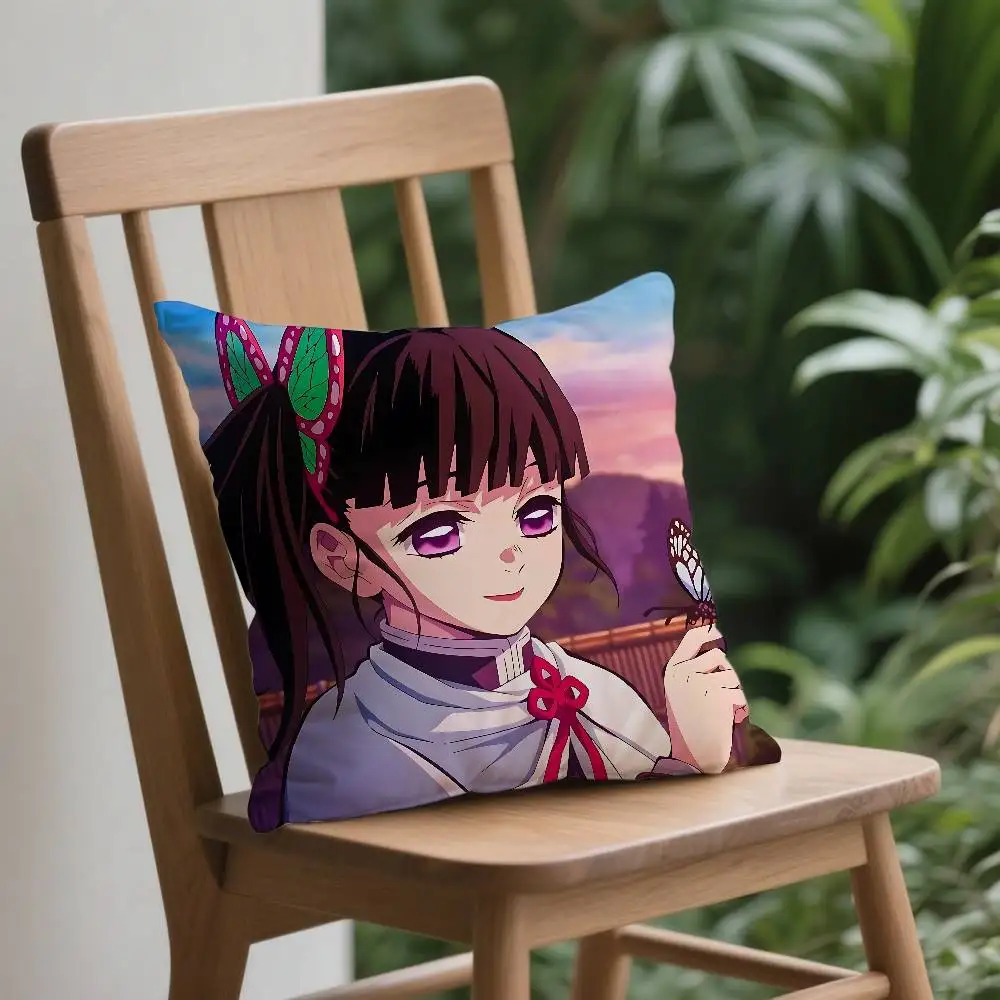 لطيف A-Kanao Tsuyuri-S كيس وسادة رمي غطاء وسادة الشمال خمر نمط وسادة تغطي غرفة المعيشة المنزلي أريكة الأريكة مقعد ديكو