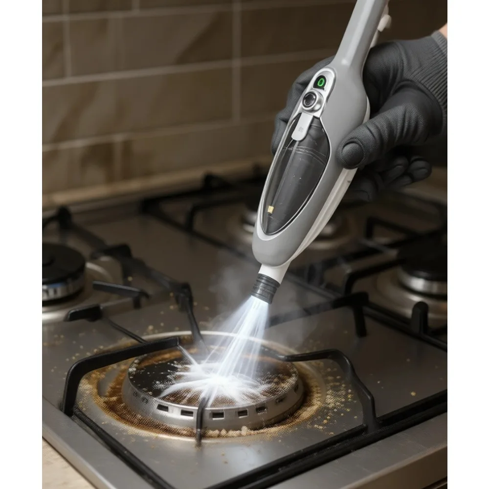 10 in 1 Multipurpose Handheld Steam Mop Cleaner for Hardwood Tile Laminate Floor Carpet with Accessories