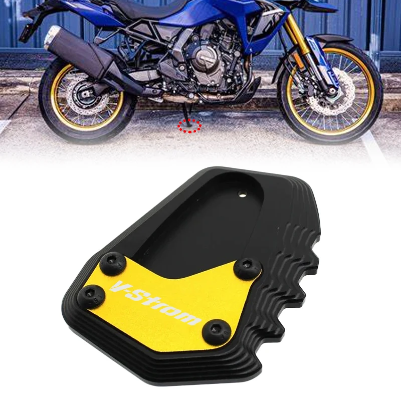 V-STROM 800 DE Foot Brace Pad Motorcycle Kickstand Side Stand Extension For Suzuki VStrom 800DE VStrom 800RE DL1050XT DL1050 XT