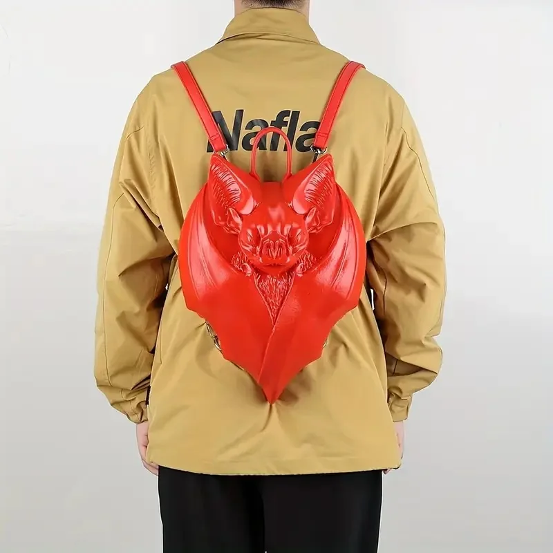 أحدث حقيبة ظهر على الطراز القوطي الفريد على شكل حيوان لعام 2025 حقيبة ظهر قوطية للرجال * والنساء