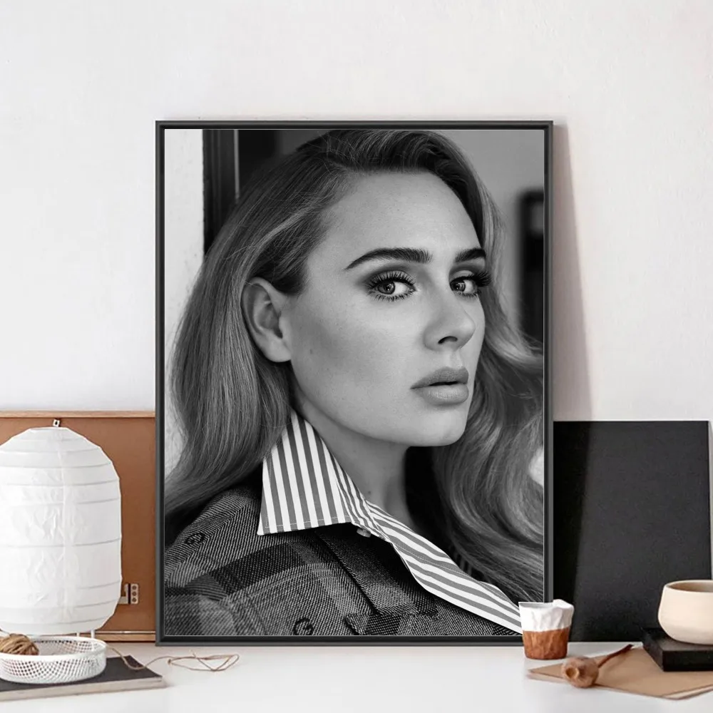 Singer AdeleSinger Adele Poster No Framed Poster Kraft Club Bar Paper Vintage Poster Wall Art Painting Bedroom Study Stickers