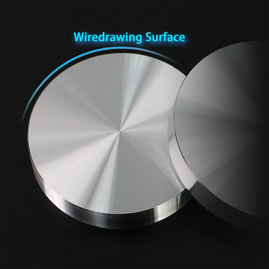 Disque En Aluminium Uxcell - Diamètre 75mm, épaisseur 10mm, Trou Fileté M8 - Pour Quincaillerie Ou Support De Table