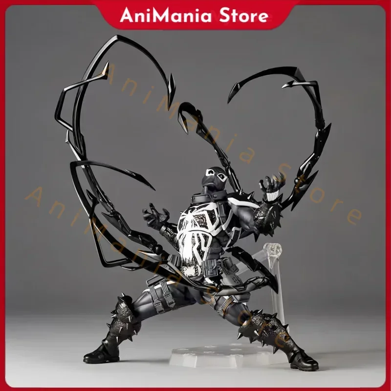 

16cm KAIYODO Yamaguchi Venom Agent Marvel Action Figures Joint Movable Movie Models PVC Statue Collectible Toys Gifts for Boys