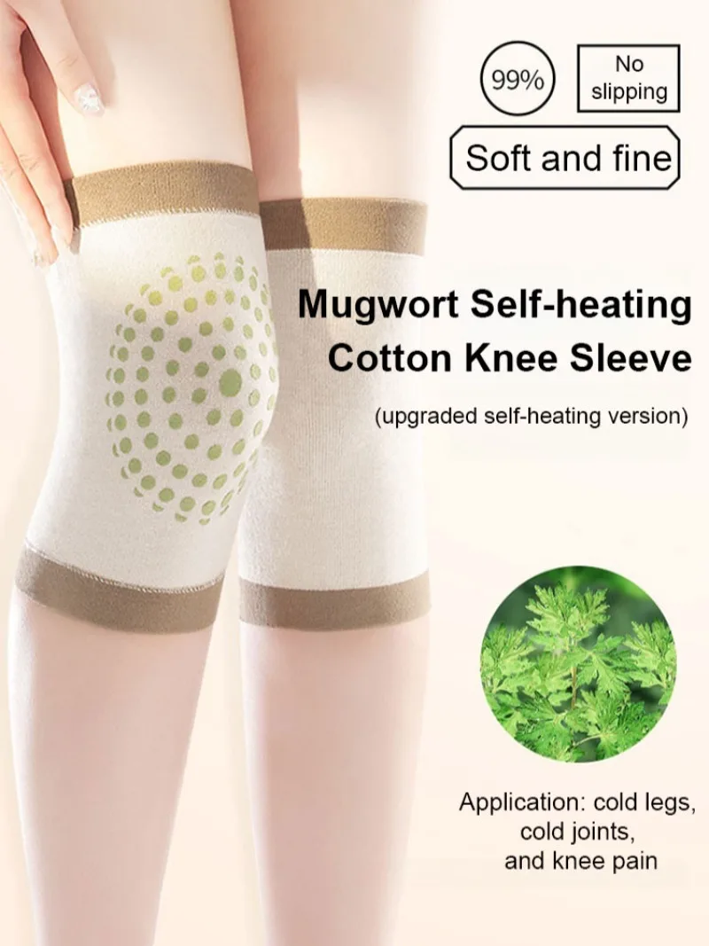 Mugwort Knee Sleeves Men and women's Knee Pads Warm Antifreezing Heating Knee Pads  knee pad