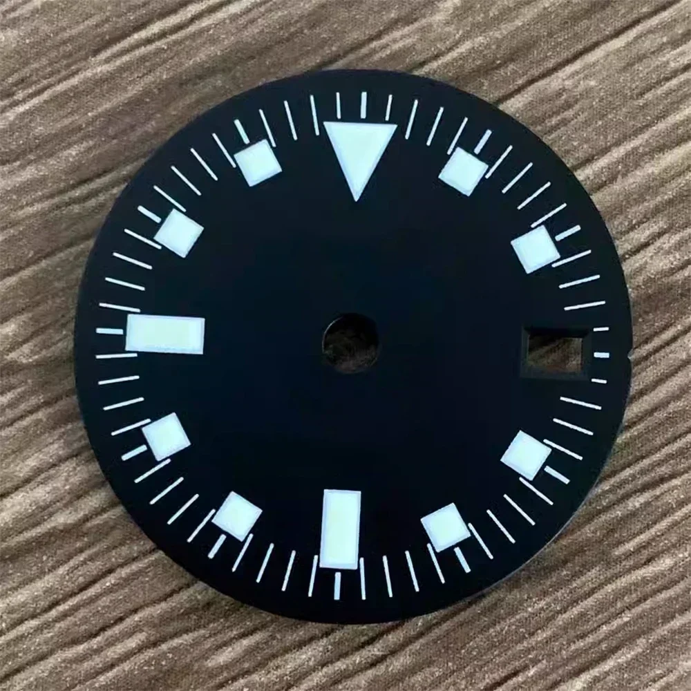 Cadran de montre vintage Shoous Gstuff pour mouvement NH34, accessoires de modification de montre, noir, blanc, orange, vert, 29mm, nouveau bricolage