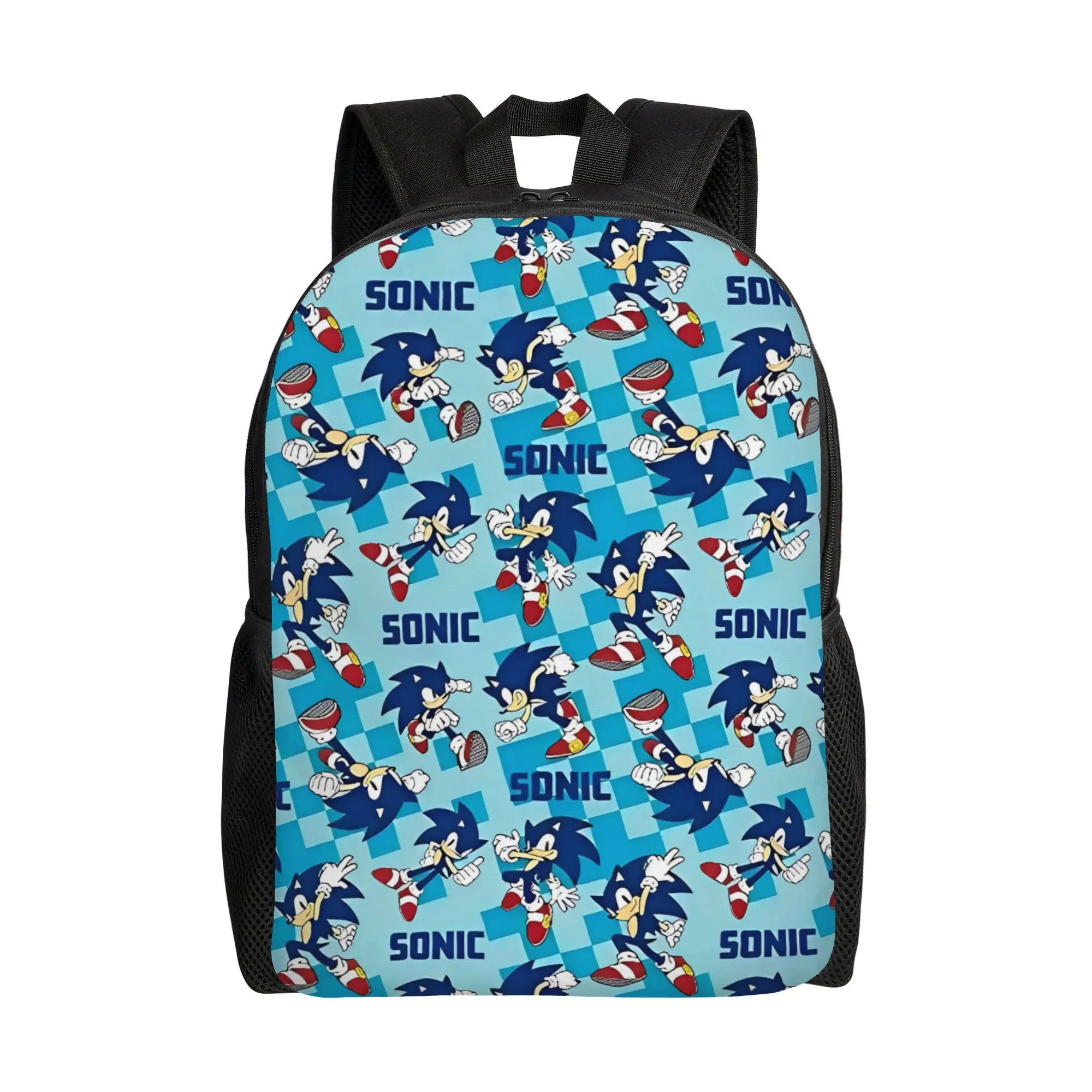 Sonices the H-Hedgehogs Backpack Women Men  Big Backpacks Polyester Streetwear School Bags Outdoor Colorful Rucksack