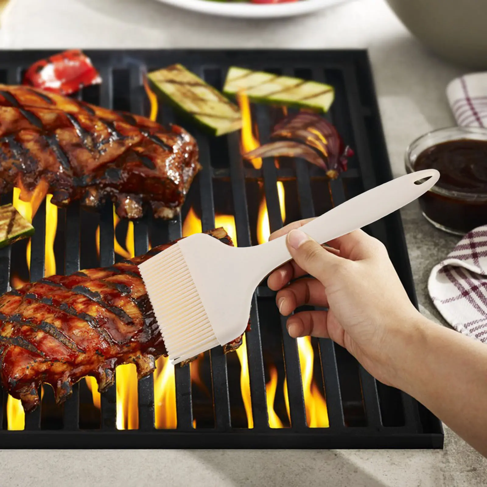 Silicone Oil Brush High Temperature Resistant Cooking Pastry Basting Brush Grill Bbq Butter Sauce Spread Kitchen Utensil Baking