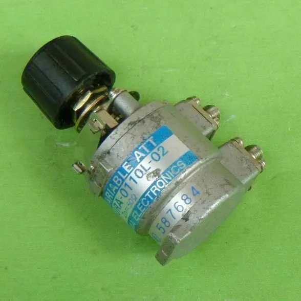 used-ura-0110l-02-0-3ghz-10db-sma-rf-coaxial-stepping-attenuator-second-hand