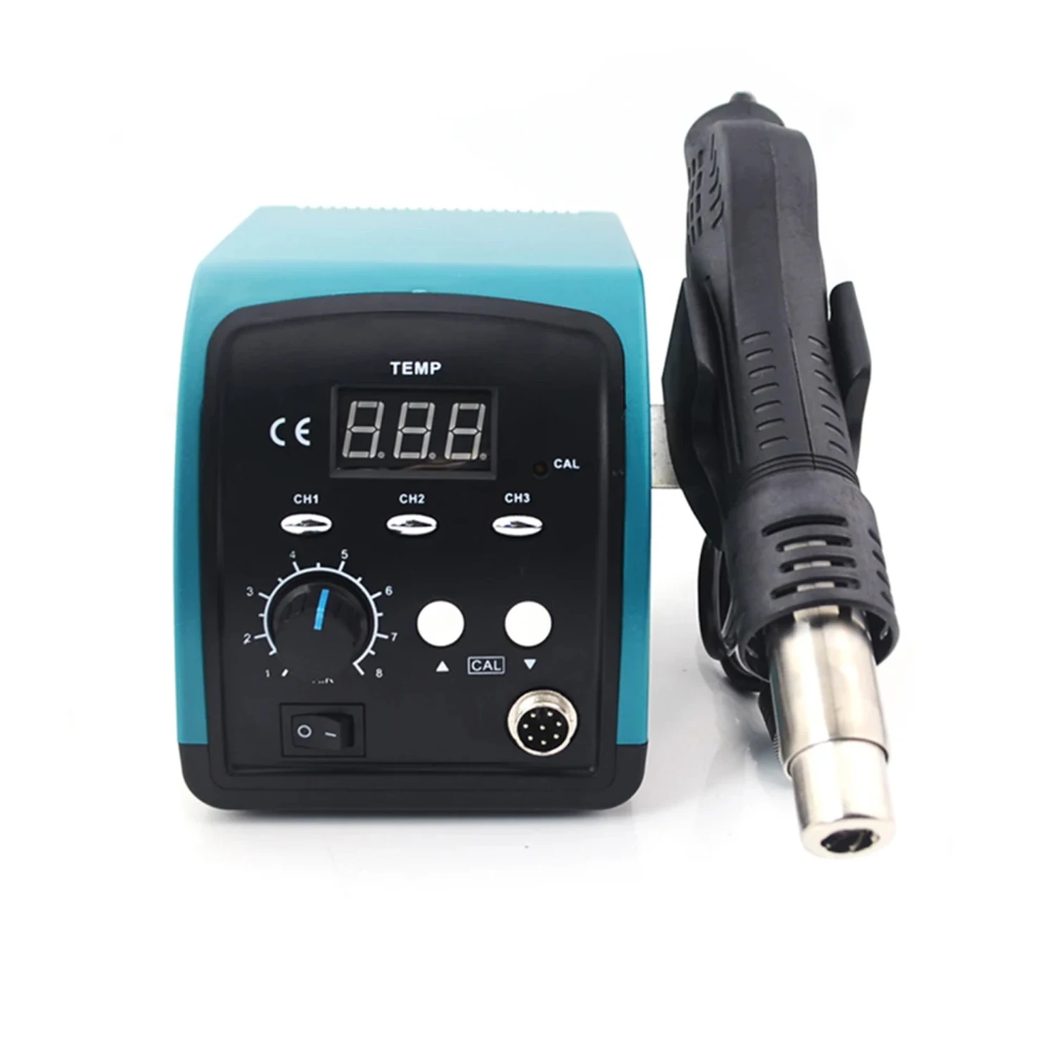 750 واط 858d مسدس هواء ساخن Led الرقمية بغا إعادة العمل محطة لحام خالية من الرصاص مجموعة محطة ديسولديرينغ 220 فولت/110 فولت تخزين درجة الحرارة