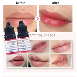 5Ml Tattoo Inkten Voor Micropigmentatie Pigmenten Lip Tint Wenkbrauwen Nude Kleur Wenkbrauwen Voor Permanente Make-Up Machines Body Art Pmu