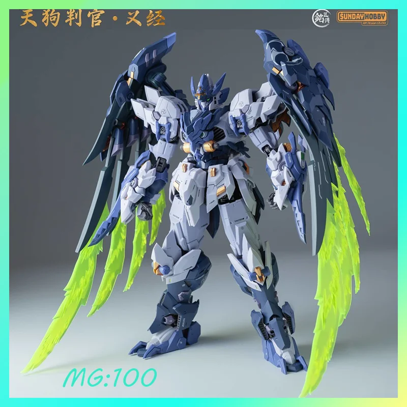 

In Stock Tengu Judge Yoshitsune Mingjiangzhuan Sunday Hobby Assembly Model Kit Movable doll Alloy Skeleton Children's Gift