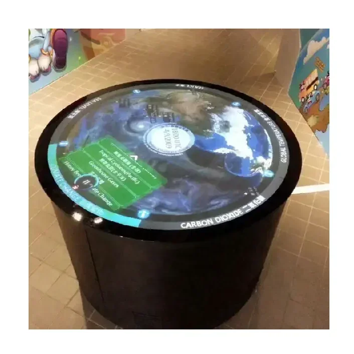 2025 Tavolo rotondo ad alta precisione con tocco a dito, proiezione interattiva da parete per esposizioni e ristoranti