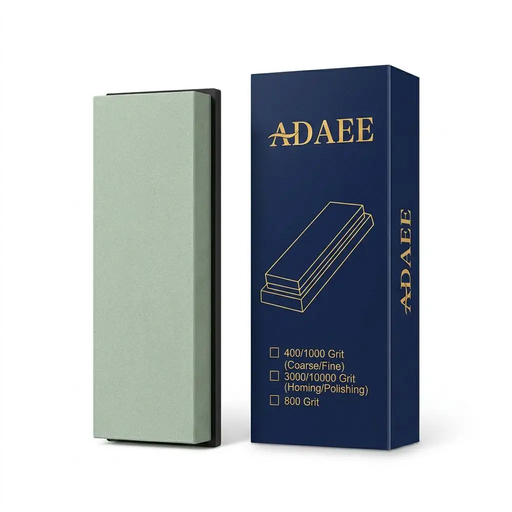 Carborundum 400 Grit Green Sharpening Stone 200X75X29Mm 1kg Large Wet Sharpening Stone for Knife Sharpening