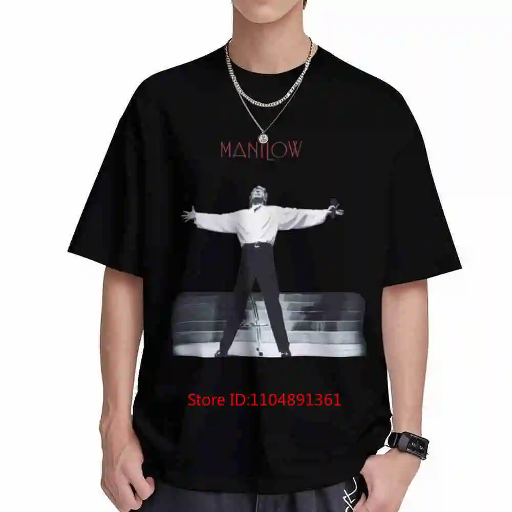 1994 Barry Manilow Concert Stage Pose Short Sleeve Tee 100% Cotton T-Shirt