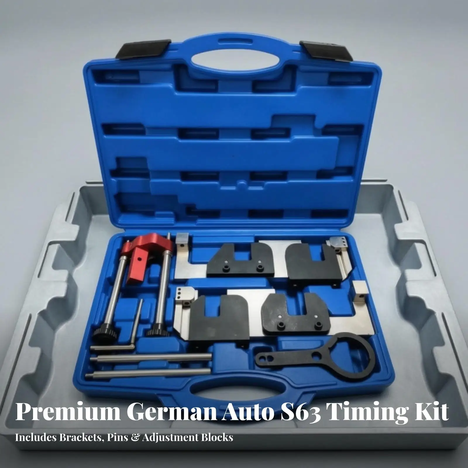 Heavy Duty Engine Timing Tool Kit | Carbon Steel Construction, Engine Timing Tool Kit with Carrying Case, tailored Interior