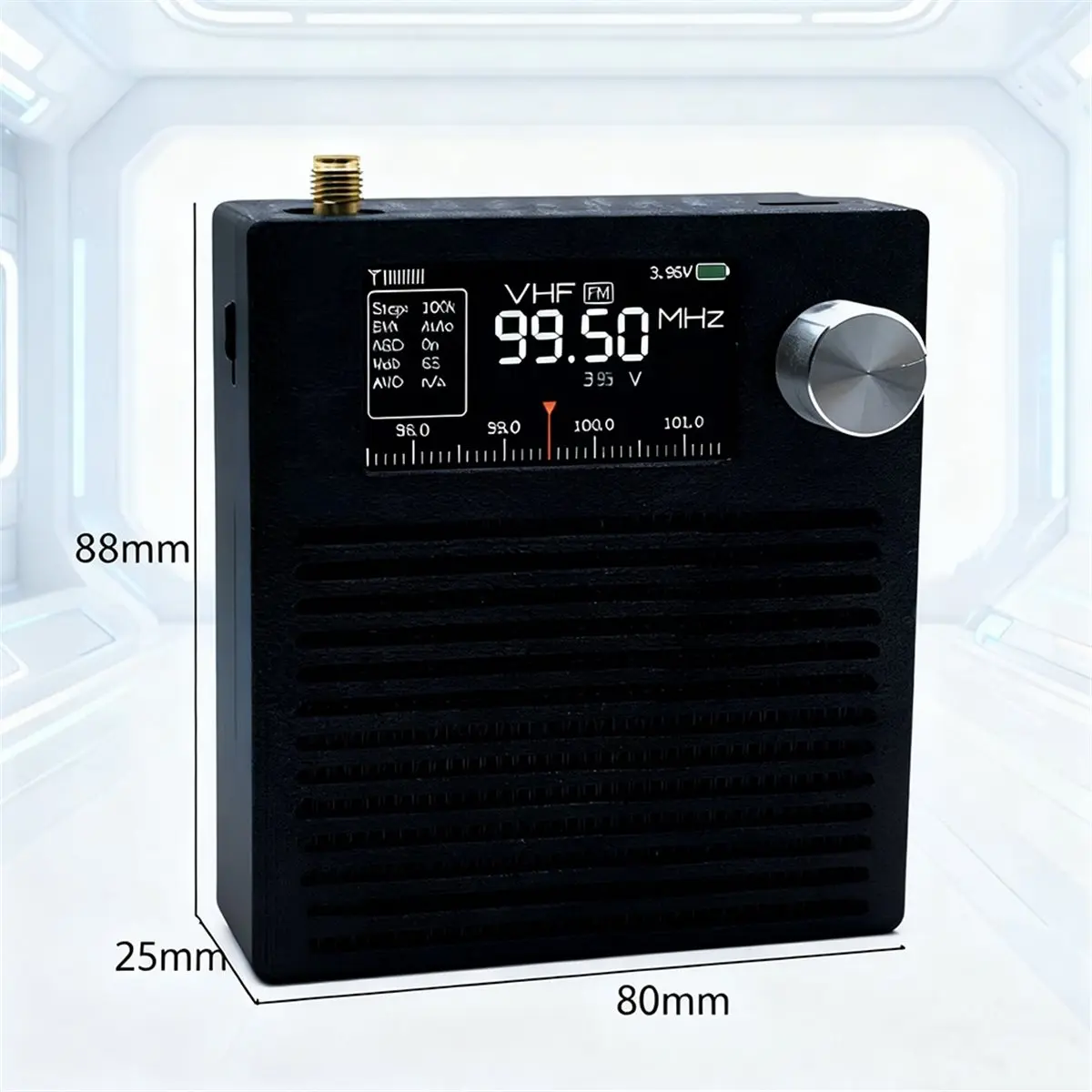 Новый усовершенствованный радиоприемник ATS MINI SI4732 с аккумулятором на 3000 мАч, усилителем звука и усилителем для наушников, версия PLUS A.