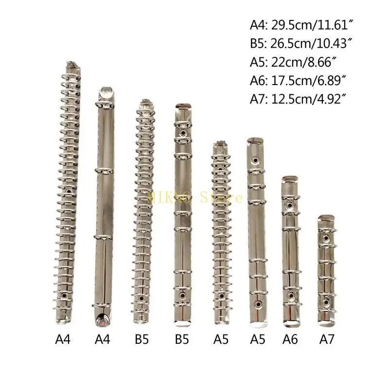 26 Ringen Bindmiddel Wervelkolom Metalen Bindkam Grote Bindcapaciteit voor Hervulbare Notebook Bindmiddel Journal Planner