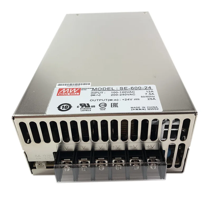 MEAN WELL SE-600 Series Single Output Power Supply 600W SE-600-5 SE-600-12 SE-600-24 SE-600-27 SE-600-36 SE-600-48