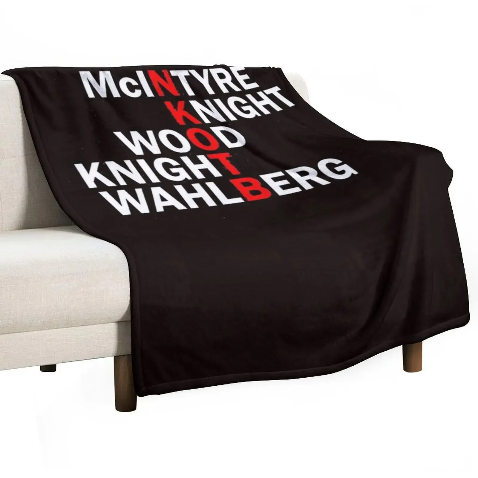 

New kids on the block vintage design Throw Blanket Soft Beds Quilt Blankets