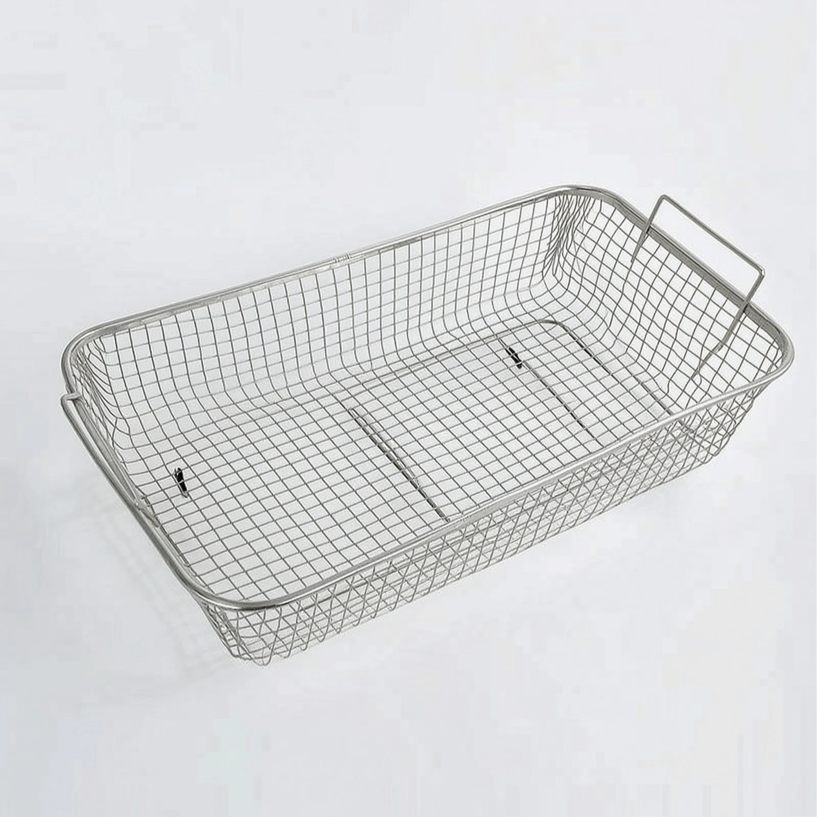 Sonic Cleaner Basket Stainless Steel Sonic Cleaning Basket Electro-Polished Rectangular for Professionals