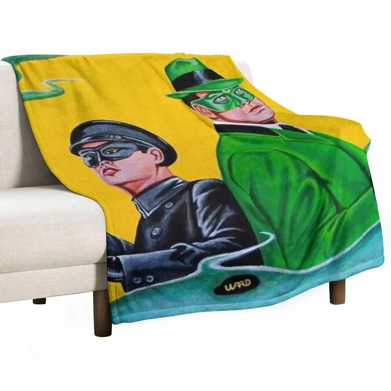 THE GREEN HORNET AND KATO Throw Blanket Flannels funny gift Soft Blankets