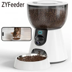 2L 4L 5G Net Automatic Cat Feeder Smart Pet Feeder For Cats Dogs Food Dispenser With Camera Recorder Timing Video Feeding Bowl