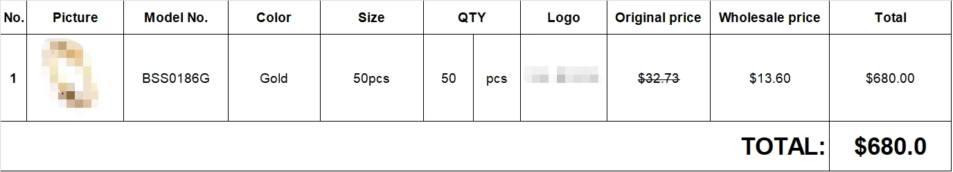 

Customization Wholesale Order Bracelet