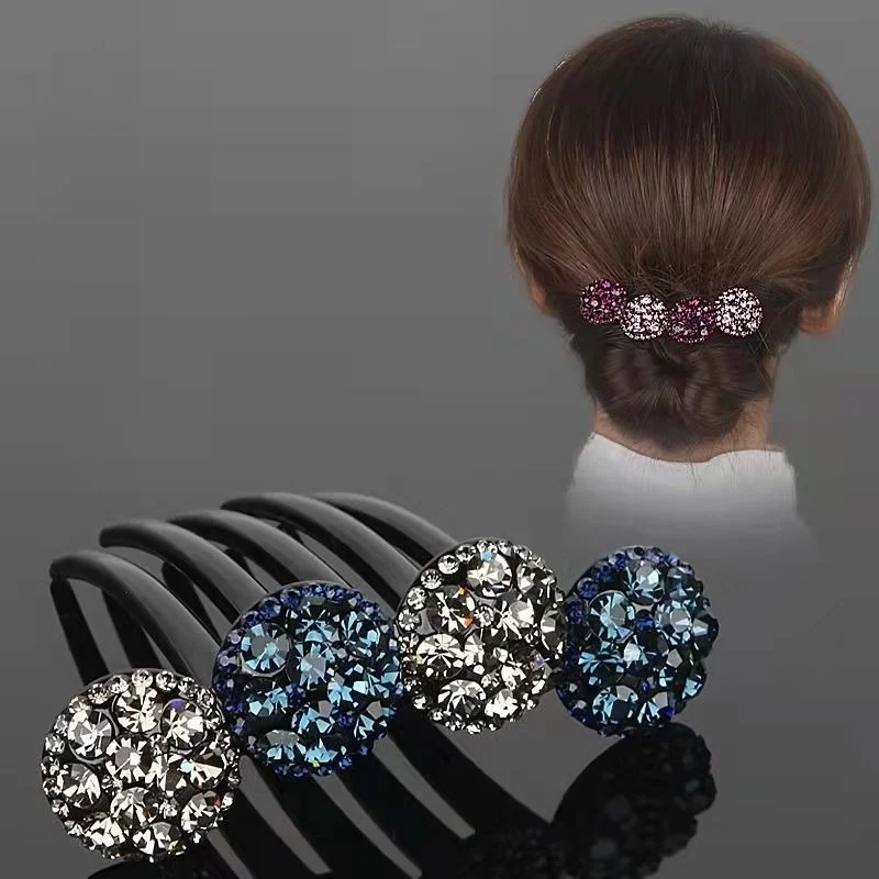 

Hair Clip Back of The Head Inserted Comb Hair Accessory Comb Disc Hair Accessory Fashionable