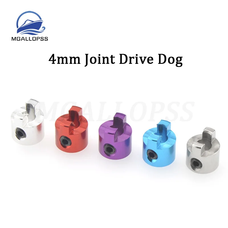 

RC Boat 1pc 4mm Drive Dog Propeller Crutch Fixing Mount Propeller Shaft Connector Joint Drive Dog For RC Boat Shaft polychrome