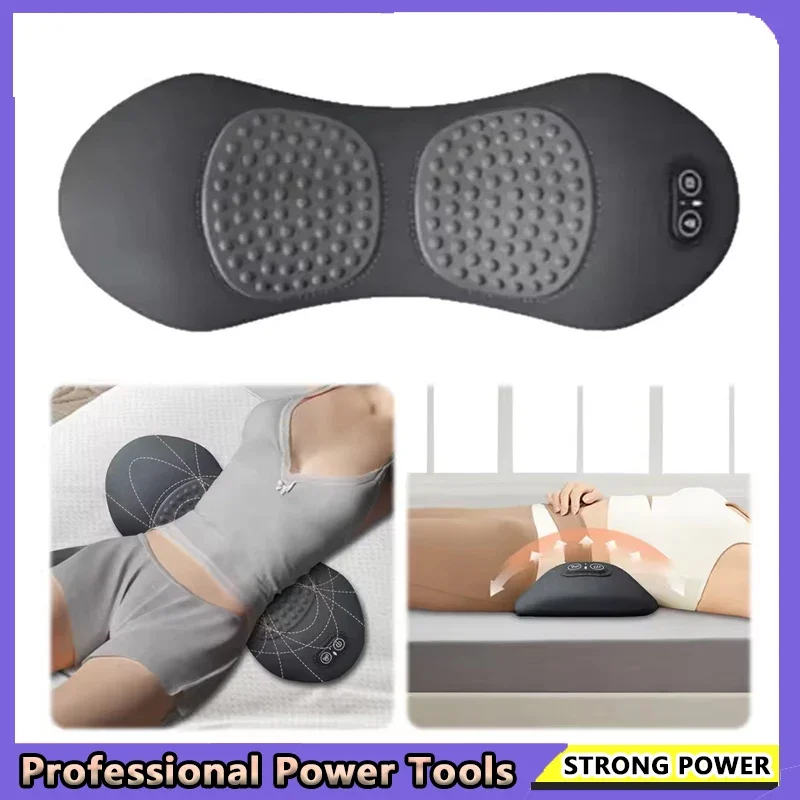 

Okayso 3-in-1 Massager with Relief Bed Sleeping Shiatsu Deep Tissue Portable Shoulder Lower Back Pain Relief Waist Massager